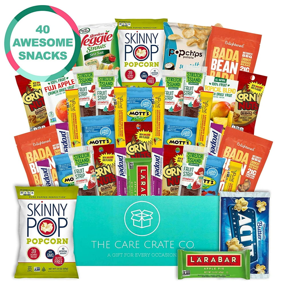 The Care Crate Gluten Free Healthy Snacks Variety Pack Low Carb