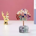 thumbnail image 4 of Home Decor Copper Wire Wrapped Stone Crafts Gemstone Feng Shui Trees Crystal Money Tree Potted Plants Reiki Chakra 8, 4 of 8