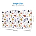thumbnail image 3 of Kdxio Rocket Planets Print Large Gaming Mouse Pad,Non-Slip Base,Water Resist Keyboard Pad for Gamer,Office & Home,29.5 x 15.8 in, 3 of 9