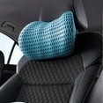 thumbnail image 6 of pvdgvd Memory Foam Car Neck Pillow Protective Lumbar Back Support Breathable Car Headrest Cushion Relieve Stress Car Seat Pillow Clearance Blue, 6 of 6