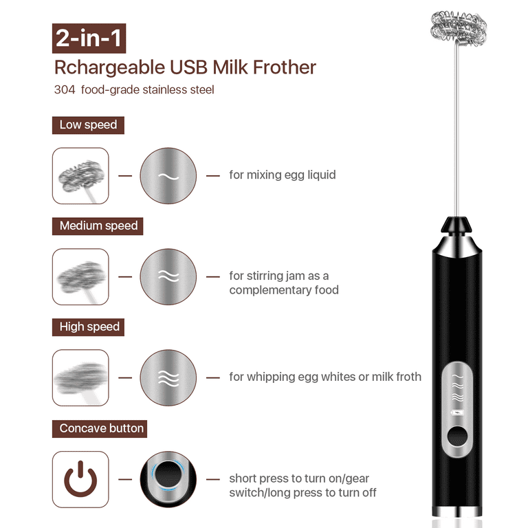 SOLISOEM Induction Milk Frother Stainless Steel Cordless Electric Milk  Frother and Warmer, Velvety Hot and Cold Extra Foamy Froth 220V – Korea E  Market