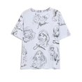 thumbnail image 1 of Camiseta de la familia de Disney para mujer, Camiseta de algodón con estampado de dibujos animados de Winnie the Pooh, Mickey Mouse, Stitch, hada Dumbo SIMBA, 1 of 4