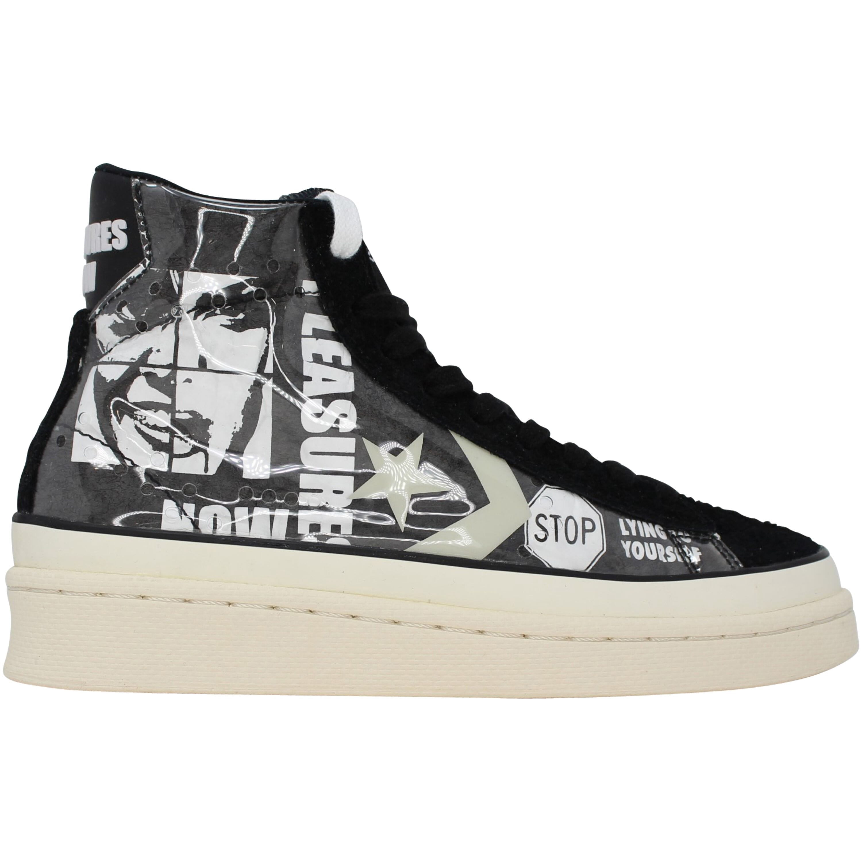 Converse Pro Leather Mid Black/White 