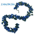 thumbnail image 6 of Danhjin Flower Garland for Decorations, Artificial Floral Garland Rose Vines for Wedding Backdrops Party Home Decor, Garlands for Indoor Outdoor Wall Doorway Decoration, Red Flower Garland, 6 of 9