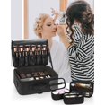 thumbnail image 2 of Cosmetic Case Relavel - Bolsa de maquillaje grande (40 x 28 x 16 cm), color negro, 2 of 8
