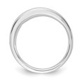 thumbnail image 2 of SS White Ice .02ct. Diamond Ring Size 7, 2 of 3