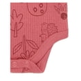 thumbnail image 4 of Garanimals Baby Girl Long Sleeve Thermal Henley Ruffle Bodysuit, Sizes 0-24 Months, 4 of 4