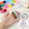 thumbnail image 5 of Wekvgz Pearl Beads 1960 Pcs Round Pearl Beads for Jewelry Making Enduring Smooth Pearls Beads 28 Colors 6 mm Pearl Beads for Bracelets Jewelry Making DIY Crafts, 5 of 10