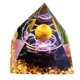 thumbnail image 1 of Pirámide de orgón curativo Reiki de cristal de 6 cm para estudio de oficina (E) Ehuebsd Libre de BPA, 1 of 8