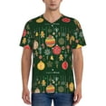 thumbnail image 4 of Haiem Hip Hop Hipster Baseball Jersey Button Down Shirts Sports Uniforms Men Women Jersey(Christmas,3X-Large), 4 of 9