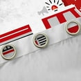 thumbnail image 4 of Castle Fairy Red Fire Truck Black Out Curtains for Preppy Child Children,Cartoon Car Theme Curtains Pack of 2 (42x63 Each),Kawaii Stars Print Bedroom Curtains,Lightweight Room Decor, 4 of 6