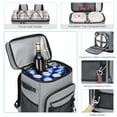 thumbnail image 4 of Large Waterproof Insulated Cooler Backpack for Men & Women, Leak Proof Cooler Backpack for Camping, Beach, Fishing, Picnic, Travel, Outdoor, 30L, 48Cans, 4 of 12