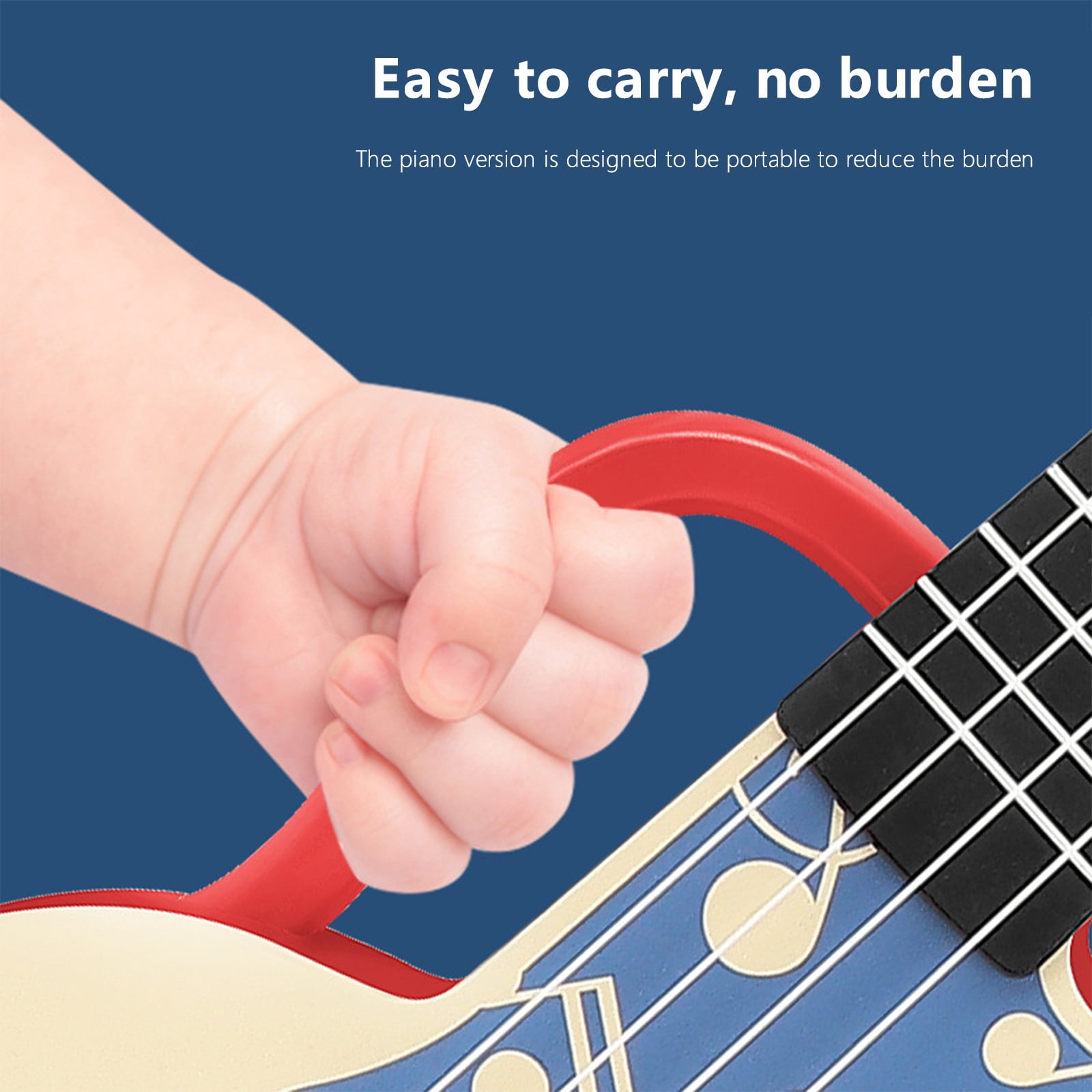 Yannianjz KidsGuitar Ukulele, Beginner Musical Instrument, 4 Strings, Mini Guitar for Skill ImprovingKidsPlay, Early Educational, PreSchoolChildren