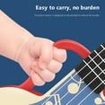 thumbnail image 7 of 15" Kids Ukulele Guitar - 4 Nylon String Beginner Musical Instrument for Children & Teens, Blue or Red, 3+ Years, Lightweight & Easy to Learn, 7 of 7