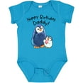 thumbnail image 3 of Inktastic Happy Birthday, Daddy Cute Penguins Boys or Girls Baby Bodysuit, 3 of 5