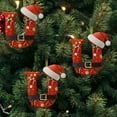 thumbnail image 5 of Decoraciones de Árbol de Navidad 2D Acrílico Decoración Carta Colgante con 26 Letras Diy Navidad Decoración Del Hogar Ornamentos Del Árbol de Navidad, 5 of 5