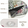 thumbnail image 2 of Spring Floral Bathroom Rug Washable 2x3 Entryway Rug Non Slip Country Botanical Watercolor Botanical Front Door Mat Low Pile Indoor Doormat Throw Floor Carpet for Kitchen Bedroom Entrance, 2 of 8