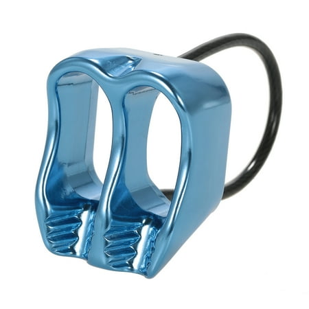 Double Ring Slot - Lixada Double Slot ATC Belay Rappel Device Outdoor Rock Climbing Carabiners Abseiling Downhill Safety Ring Belay Device Climbing Equipment