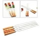 thumbnail image 5 of 6x Tenedor De de material acero Inoxidable De Brocheta Asado Palo, 5 of 9