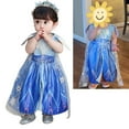 thumbnail image 2 of Todder Girls' Elsa Princess Costumes Halloween Snow Party Costume 12M-5T, 2 of 7