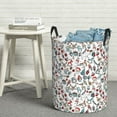 thumbnail image 6 of Yiaed Christmas Elements Print Large Laundry Basket,Dirty Clothes Hamper, Baby Laundry Hamper for Toys, Woven Laundry Basket for Clothes, Blanket Storage Basket-Medium, 6 of 6