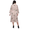 thumbnail image 3 of Moomaya Printed Robe For Girls Cotton Bathrobes For Women Wrap Dressing Gown, 3 of 6