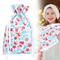 thumbnail image 1 of Christmas DecorGift Wrapping PaperChristmas Bags Christmas Wrapping Bag Santa In 4 Sizes 6 Designs With Inserted Ribbons And Tags For Xmas Holiday WrappingPackaging case, 1 of 9