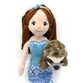 thumbnail image 2 of The Petting Zoo Mermaid Doll with Sloth Stuffed Animal- Great Gifts for Girls, Mermaid Plush Doll with Sloth Plush Toy, 17 inch (Red Hair), 2 of 5