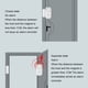 thumbnail image 2 of Cateissary Sensor de alarma de ventana de puerta de ABS 120dB para sistema de alarma antirrobo para el hogar alarma de puerta y ventana de alarma Electrónica gris plata, 2 of 4
