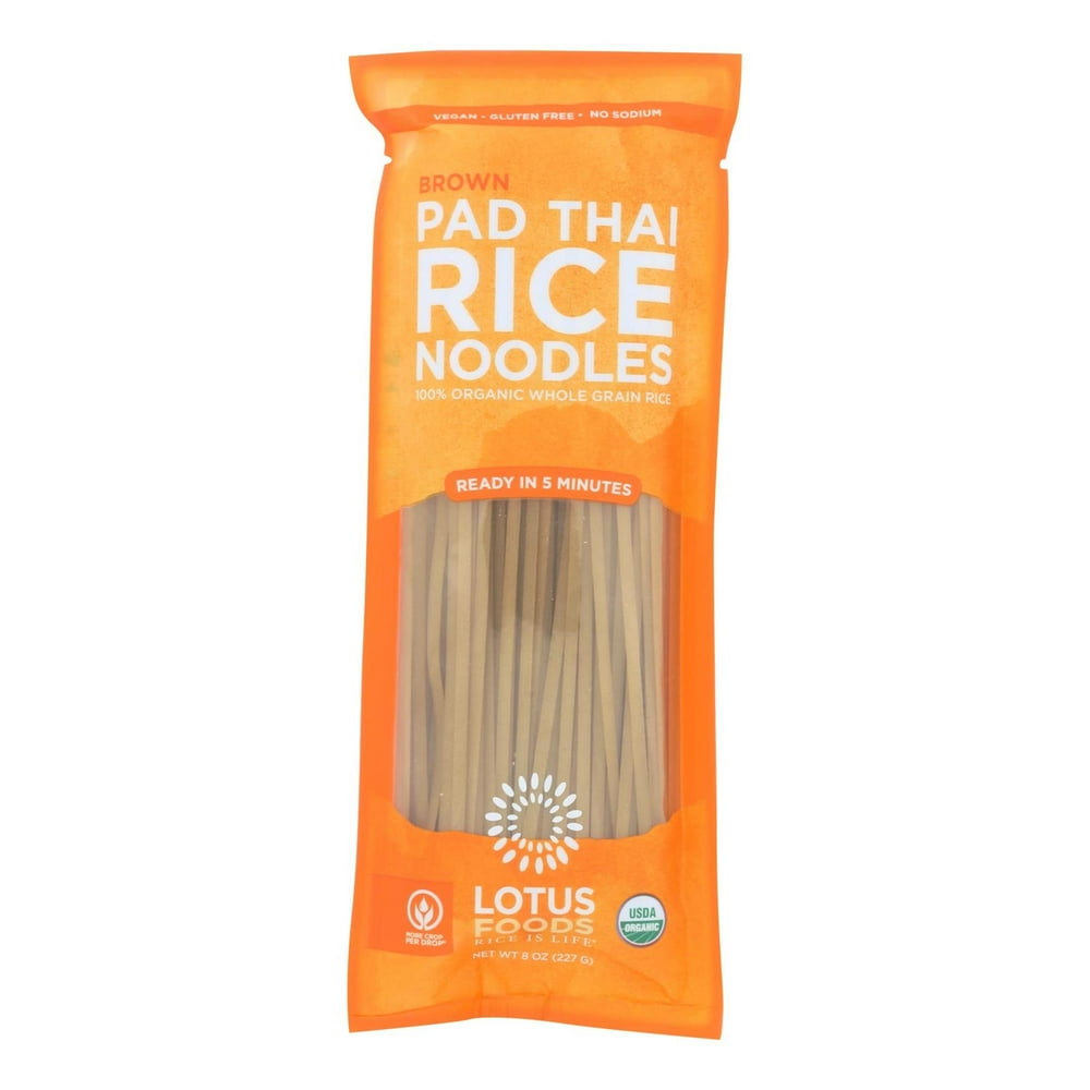 Lotus Foods Pad Thai Rice Noodles, 8 Oz