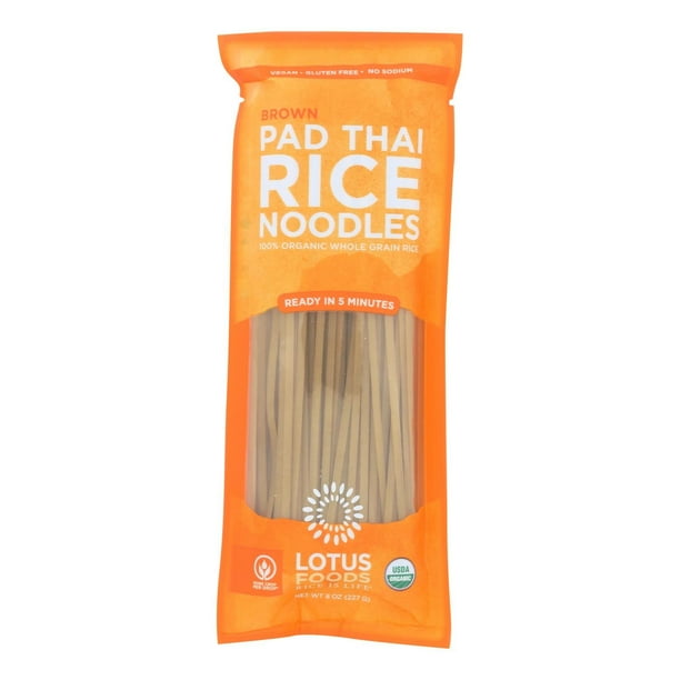 Lotus Foods Pad Thai Rice Noodles, 8 Oz