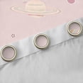 thumbnail image 4 of Feelyou Astronaut Black Out Curtains, Pink Spaceship Curtains Pack of 2 (42x63 Each), 4 of 6