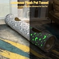 thumbnail image 2 of Leyfeng Tunnel, Collapsible Cat Tunnel Fun Interactive Toy for Cats and Rabbits Large Oxford Cloth Tunnel with Peek Holes and Fluffy Ball Glow-In-The-Dark 25*120cm Rabbit Tunnels for Indoor Bunnies, 2 of 9