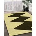 thumbnail image 3 of Ahgly Company Machine Washable Indoor Square Transitional Mustard Yellow Area Rugs, 3' Square, 3 of 7