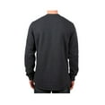 thumbnail image 2 of Lee Men's Sherpa Lined Soft Outdoor Henley Long Sleeve Shirt, Regular Fit (Black Iris Heather, XXL), 2 of 2