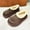 #048-Coffee, variant on Wowcloth Women's Winter Fleece-Lined Casual Shoes - Cozy Slip-On with Round Toe, Solid Color Design & Thick Sole for Indoor/Outdoor Comfort