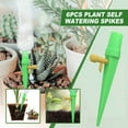 Linxiam Automatic Dripper 6PCS Automatic Plant Self Watering Spikes with Control Tap Switch for