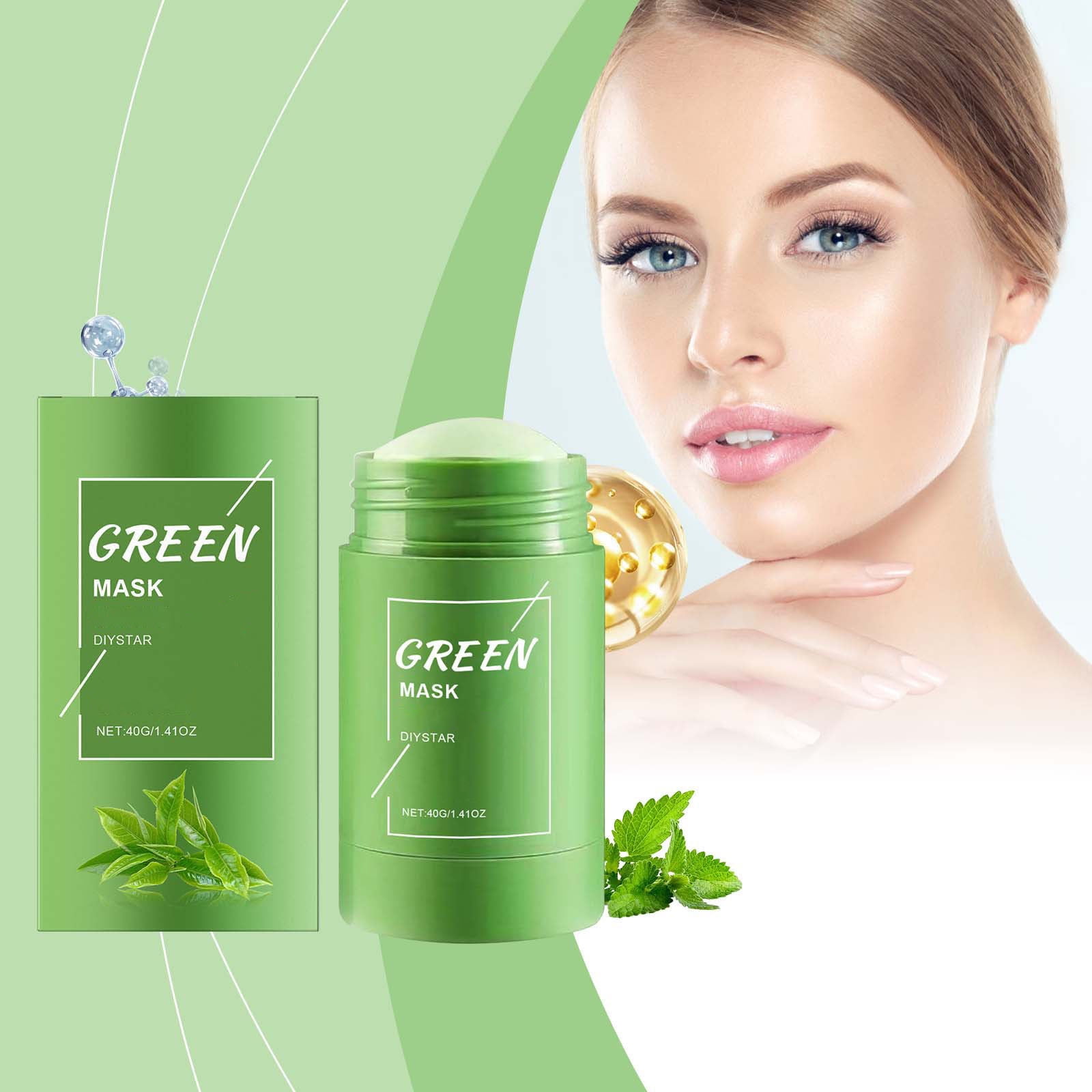 AFDEAL Green Tea Mask Stick, Face Mask for Blackheads, Pore