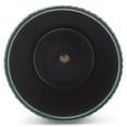thumbnail image 2 of Napco Geometric Triangle Teal Green 6 x 6.5 Inch Ceramic Flower Pot Planter with Saucer, 2 of 3