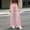 #0458-Pink, variant on Womens High Waist Drawstring Wide Leg Pants with Pockets Loose Casual Artistic Trousers Bottoms for Daily Street