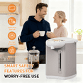thumbnail image 3 of Rosewill Electric Hot Water Boiler and Warmer, Hot Water Dispenser with Auto Dispense Function, 5 Temperature Settings, 5.0 L (5.3 QT) - 2025 New Release, 3 of 8