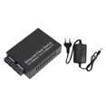 thumbnail image 1 of Fiber Optic Media Converter Tx1310nm SC Dual Fiber Single Mode 100Mbps Fiber Optic Transceiver Up To 25km RJ45 Port 100-240V EU Plug, 1 of 4