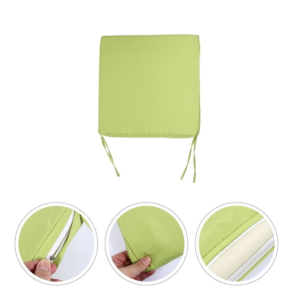 OUNONA Waterproof Green Chair Seat Cushion Cover Breathable Durable Seat Pad for Home Office Car
