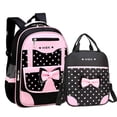 thumbnail image 1 of Bolsas escolares para niñas, 2 unidades de mochila elemental, A27#2pcs Negro, 2Pcs BagSet L, Computadora portátil, 1 of 5