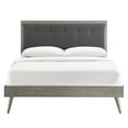 thumbnail image 6 of Modway Willow Full Wood Platform Bed With Splayed Legs in Gray Charcoal, 6 of 11