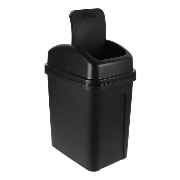 WEAVILUX Waste Bin Plastic Smart Trash Can 1Pack 15.4X11.4X7.5In
