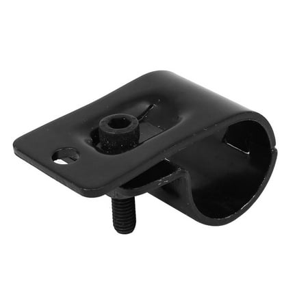 

28mm Diameter Metal Single Port Pipe Clamp Clip Lean Tube Connector Black