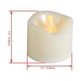 thumbnail image 2 of MesaSe Flameless LED Battery Tealight Candles with Timer Realistic Flickering Battery Operated Tea Light Candles Size-1.5”(D)x1.5”(H) with Long Lasting Batteries Included 12-Pack, 2 of 5
