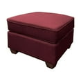 thumbnail image 5 of ACME Cleavon II Reversible Sectional Sofa & Ottoman w/2 Pillows, Red Linen, 5 of 5