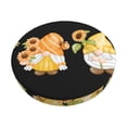 thumbnail image 1 of Disketp Sunflower Gnomes 5 Funda Redonda para Taburete, Funda de Cojín para Silla de Bar Suave y Elástica-14 inch, 1 of 7